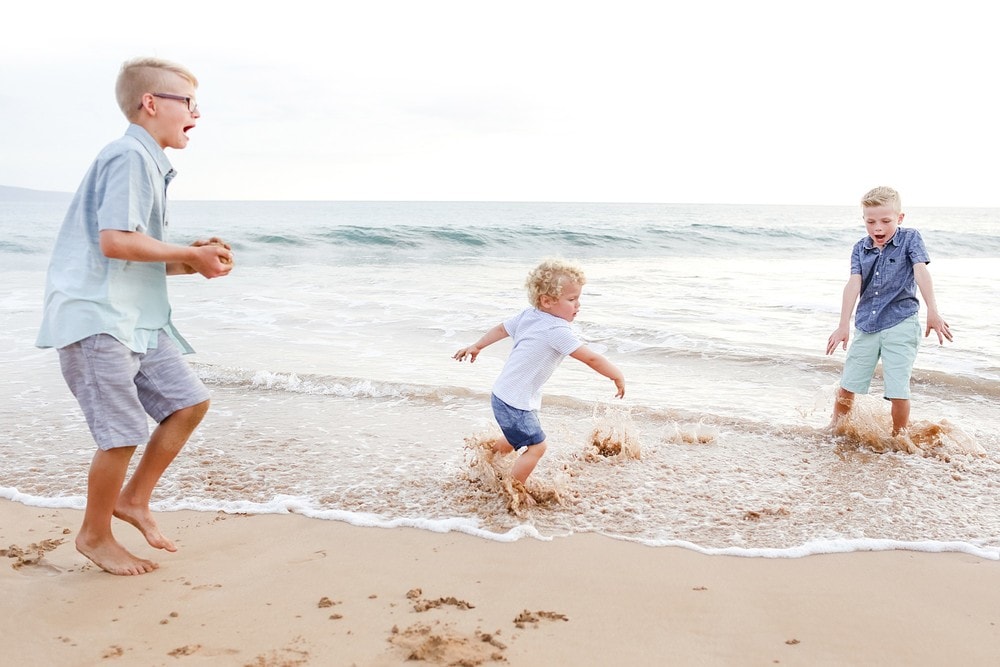 Candid Family Beach Portrait Photography | Love + Water Photography