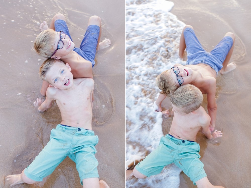 Candid Family Beach Portrait Photography | Love + Water Photography