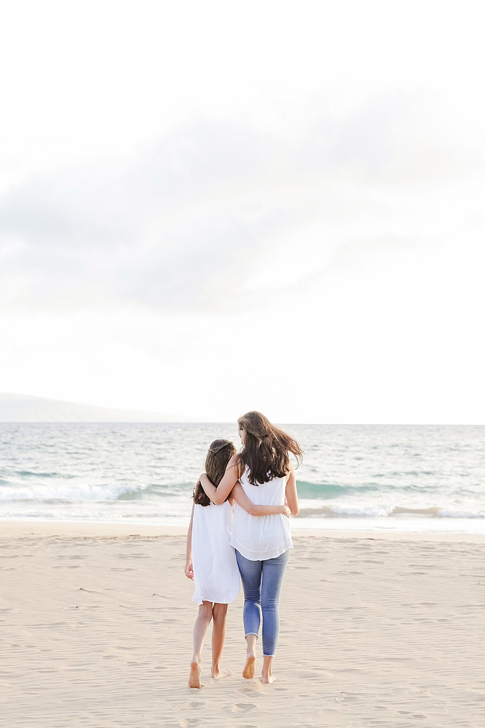 Candid Maui Family Beach Portraits at Sunset | Love + Water Photography