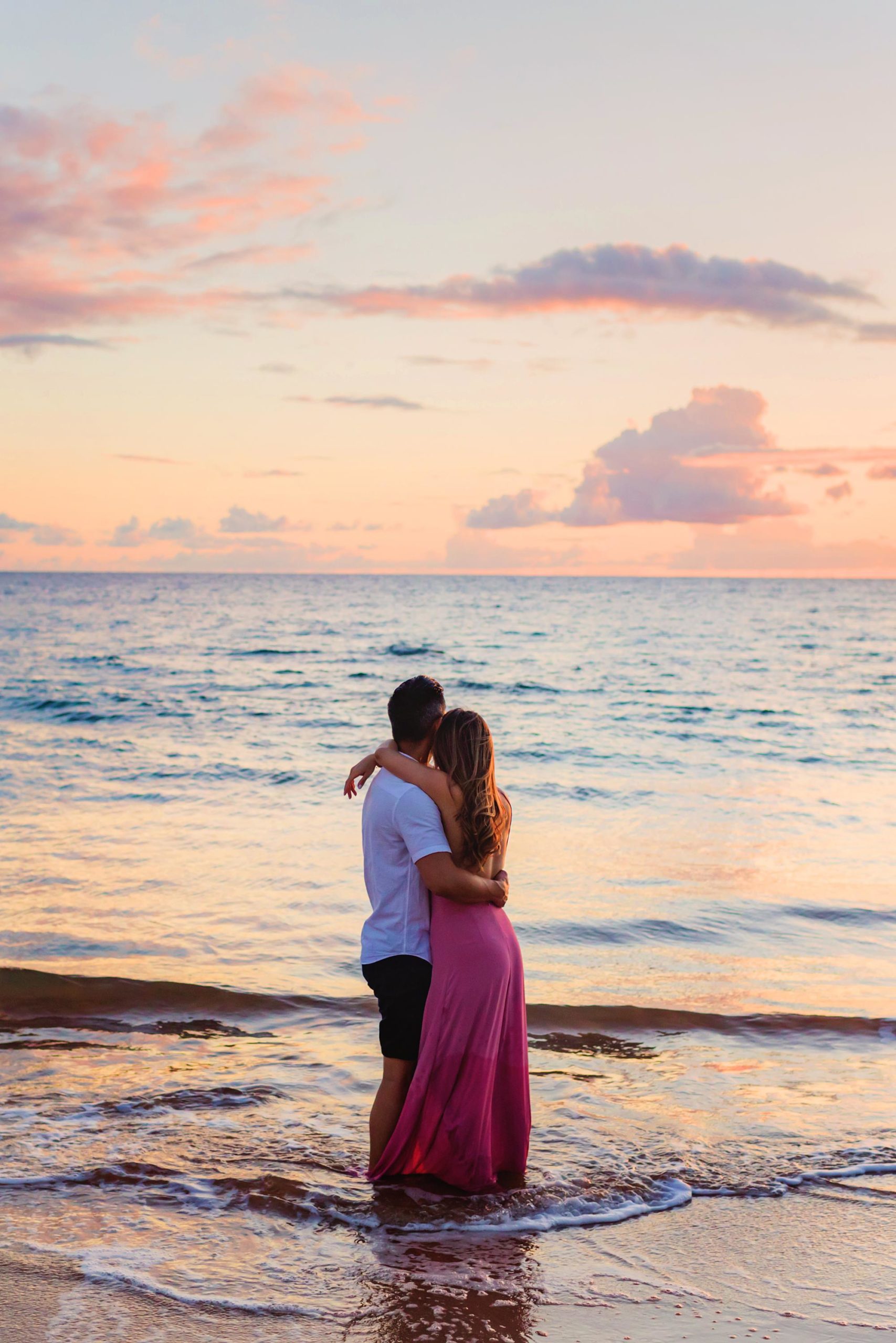 Romantic Maui Beach Portraits At Sunset Love Water Photography 4708