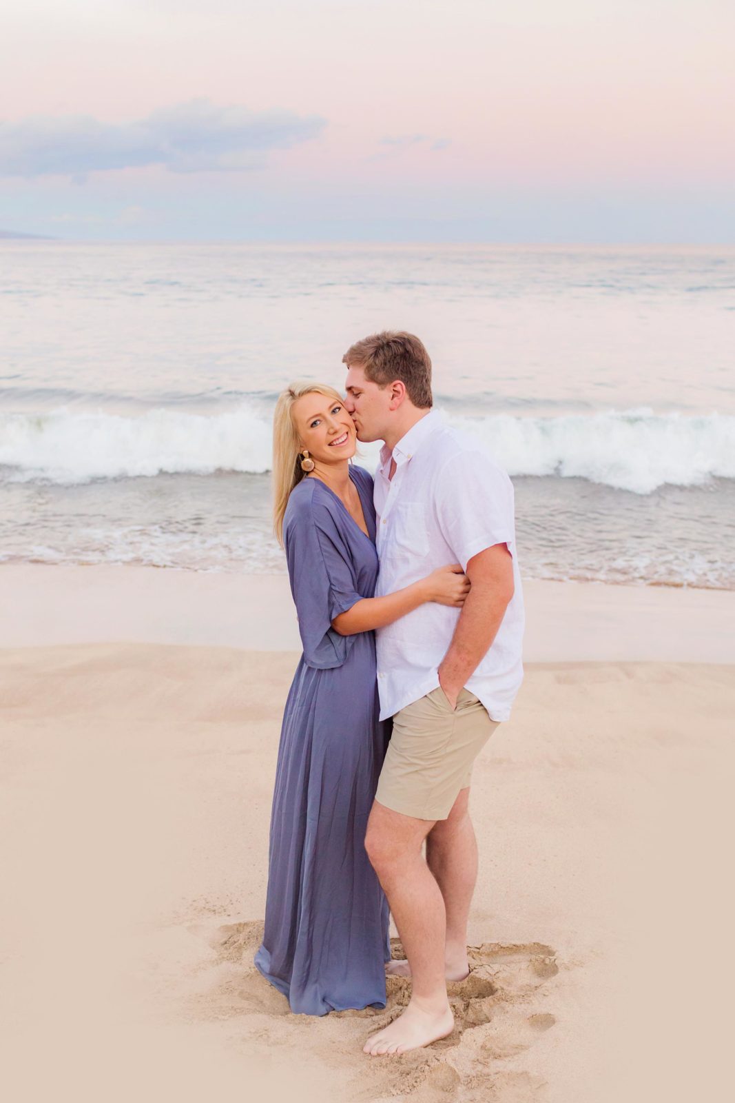 Sunrise couples portraits at the beach - Love + Water