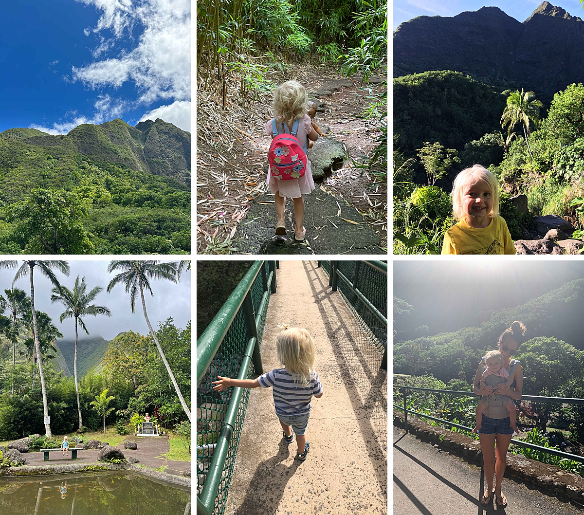 Iao Valley Maui travel with toddlers in Hawaii