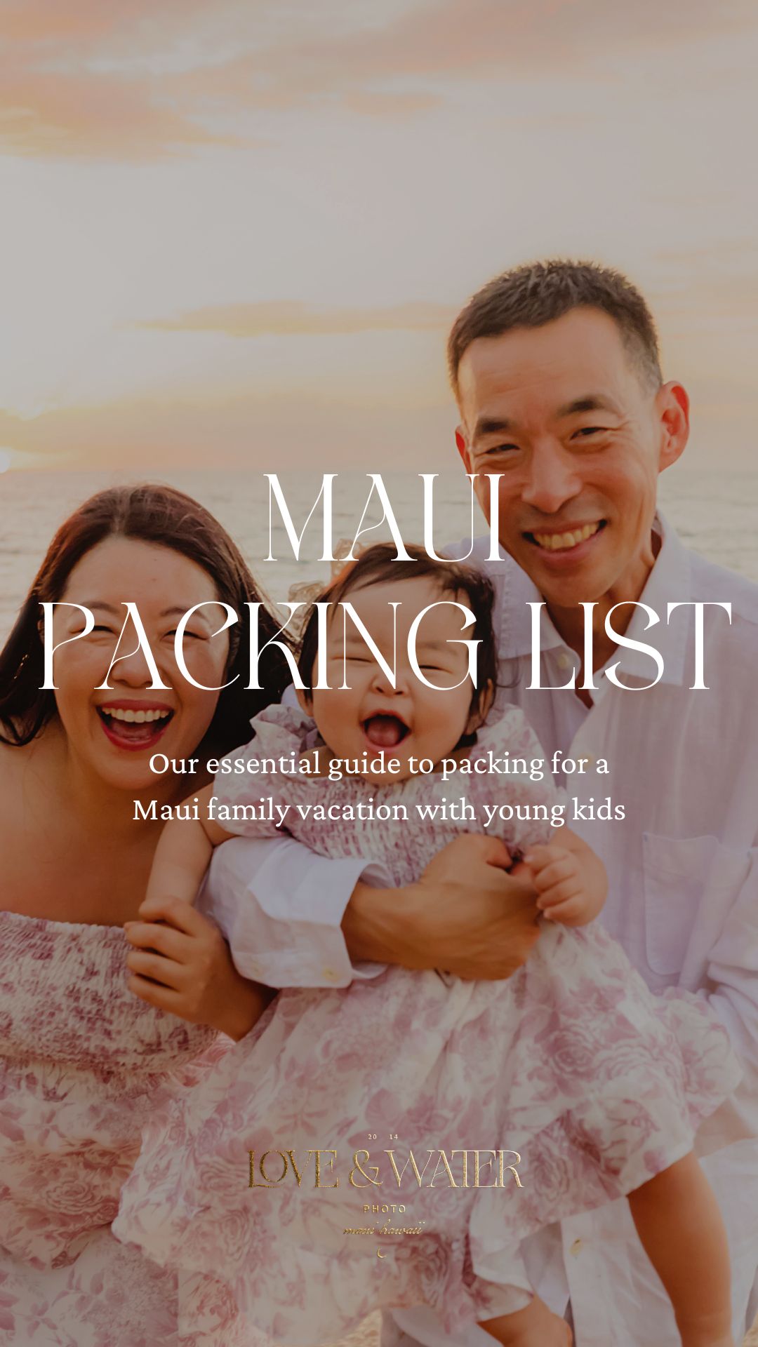 Maui packing list for vacationing with kids