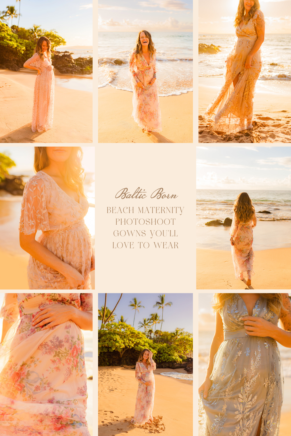 Baltic Born maternity gown graphic